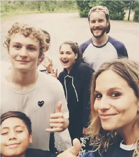 Jeunes au Camp Lift avec leur mentor bénévole